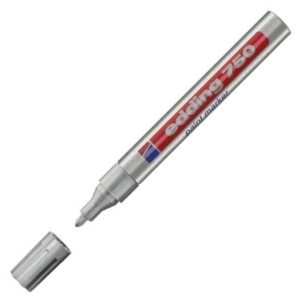 ROTULADOR PERMANENTE EDDING 750 PLATA