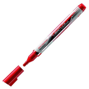 ROTULADOR PIZARRA BIC VELLEDA LIQUID INK PUNTA CÓNICA ROJO