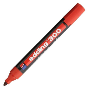 ROTULADOR PERMANENTE EDDING 300 ROJO