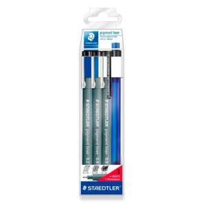 ROTULADOR CALIBRADO STAEDTLER PIGMENT LINER 3 UNID. + 1 PORTAMINAS GRATIS REF. S1WP3