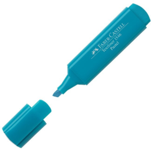 ROTULADOR FLUOR FABER-CASTELL TURQUESA PASTEL REF. 1546-58