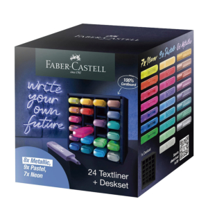 SET DE ESCRITORIO 24 ROTULADORES FLUOR FABER-CASTELL REF. 254602