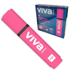 ROTULADOR FLUOR VIVA ROSA