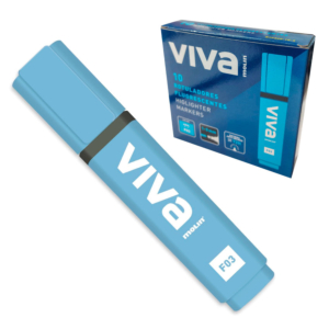 ROTULADOR FLUOR VIVA AZUL