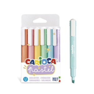 ROTULADOR FLUORESCENTE CARIOCA PASTEL