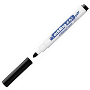 ROTULADOR PIZARRA EDDING 661 PUNTA CÓNICA NEGRO