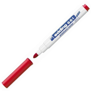 ROTULADOR PIZARRA EDDING 661 PUNTA CÓNICA ROJO