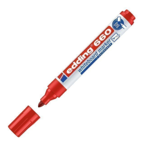 ROTULADOR PIZARRA EDDING 660 PUNTA CÓNICA ROJO