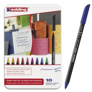ROTULADOR EDDING 1200 10 UNID. COLORES SURTIDOS REF. 1200-10S