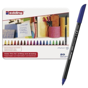 ROTULADOR EDDING 1200 20 UNID. COLORES SURTIDOS REF. 1200-20S