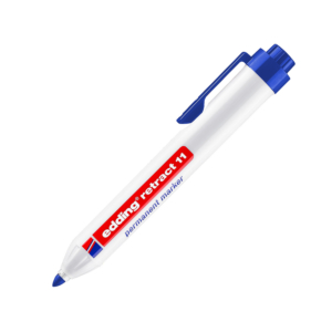 ROTULADOR PERMANENTE EDDING PUNTA RETRÁCTIL AZUL REF. RETRACT 11