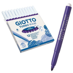 ROTULADOR GIOTTO TURBO MAXI TINTA LAVABLE VIOLETA REF. 456035
