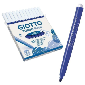 ROTULADOR GIOTTO TURBO MAXI TINTA LAVABLE AZUL REF. 456032