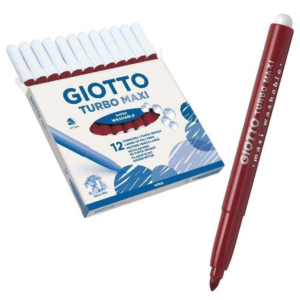 ROTULADOR GIOTTO TURBO MAXI TINTA LAVABLE ROJO REF. 456011