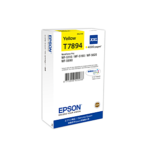 EPSON CARTUCHO AMARILLO 79XXL 4000 PAGINAS WORKFORCE PRO WF-5XXX SERIES
