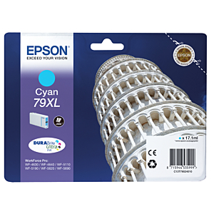 EPSON CARTUCHO CIAN 79XL 2000 PAGINAS WORKFORCE PRO WF-5XXX SERIES