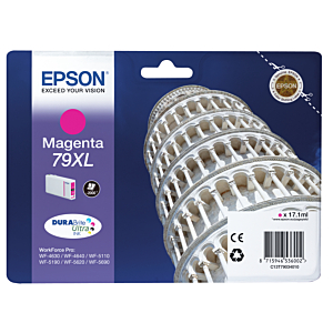 EPSON CARTUCHO MAGENTA 79XL 2000 PAGINAS WORKFORCE PRO WF-5XXX SERIES