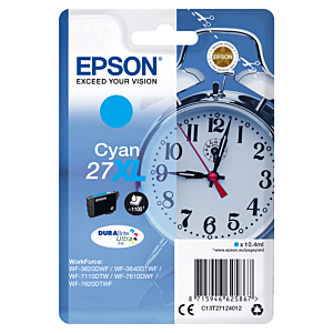 EPSON WORKFORCE WF-3000 Y WF-7000 CARTUCHO CIAN DE ALTA CAPACIDAD Nº27XL