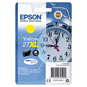 EPSON WORKFORCE WF-3000 Y WF-7000 CARTUCHO AMARILLO DE ALTA CAPACIDAD Nº27XL