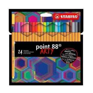 ROTULADOR STABILO POINT 88 ARTY 24 UNID. COLORES SURTIDOS REF. 8824/1-20