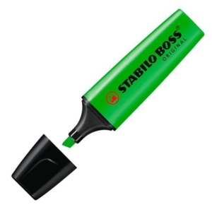 ROTULADOR FLUORESCENTE STABILO BOSS VERDE REF. 70/33