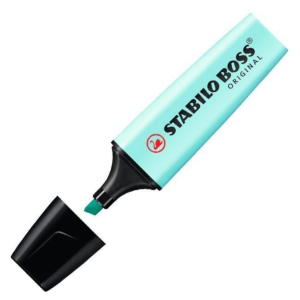 ROTULADOR FLUORESCENTE STABILO BOSS TURQUESA PASTEL REF. 70/113
