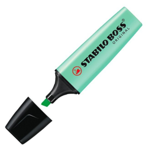 ROTULADOR FLUORESCENTE STABILO BOSS VERDE PASTEL REF. 70/116