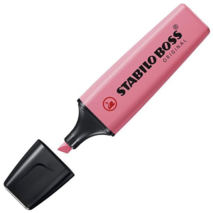ROTULADOR FLUORESCENTE STABILO BOSS CEREZO PASTEL REF. 70/150