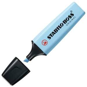 ROTULADOR FLUORESCENTE STABILO BOSS AZUL PASTEL REF. 70/112