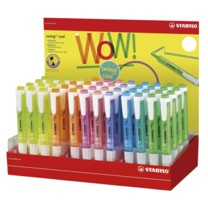 EXPOSITOR ROTULADOR FLUORESCENTE STABILO SWING COOL FLUOR 48 UNID. REF. 275/48-1