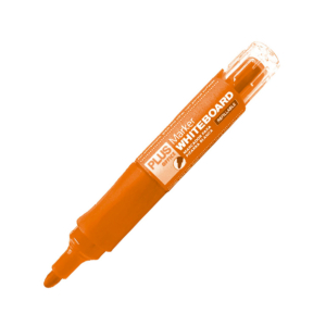 ROTULADOR LÍQUIDO DE PIZARRA RECARGABLE PLUS OFFICE PUNTA CÓNICA NARANJA REF. 81434