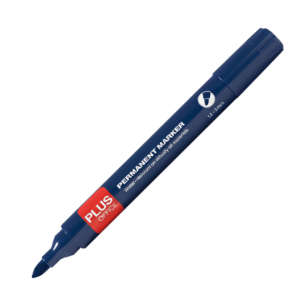 ROTULADOR PERMANENTE PLUS OFFICE PLUS MARKER 3 AZUL