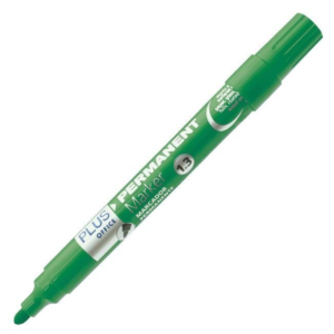 ROTULADOR PERMANENTE PLUS OFFICE PLUS MARKER 3 VERDE