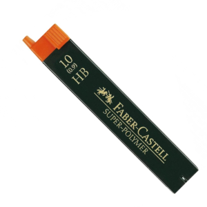 TUBO DE 12 MINAS FABER CASTELL HB 0,9 MM. REF. 9069