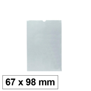 FUNDA PORTACARNET PVC 67 X 98MM                                                                     