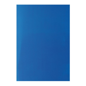 CUBIERTA ENCUADERNAR PLUS OFFICE A4 PVC TRASLÚCIDO AZUL 150 MICRAS 100 UD.                          
