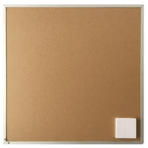 TABLERO CORCHO PLUS OFFICE 350 X 350 MM MARCO ALUMINIO                                              