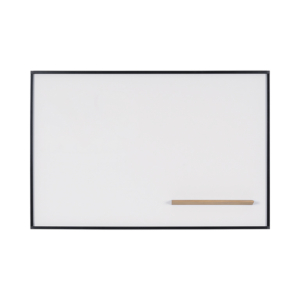 PIZARRA NEW GEN BI-OFFICE MAGNÉTICA BLANCA LACADA MARCO NEGRO 900 X 600 MM                          