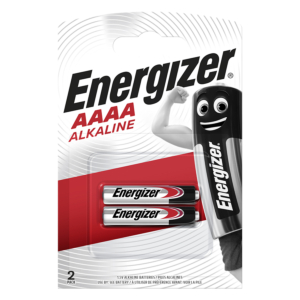 PILAS ENERGIZER ALCALINAS AAAA 2UD.                                                                 
