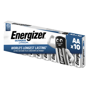 PILAS ENERGIZER ULTIMATE LITHIUM AA 10 UD.                                                          