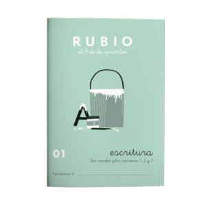 CUADERNO RUBIO A5 CALIGRAFÍA 01