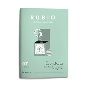 CUADERNO RUBIO A5 CALIGRAFÍA 07