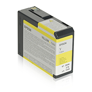 EPSON STYLUS PRO-3800/3880 CARTUCHO AMARILLA (80ML)