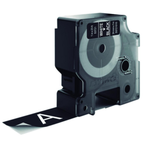 CINTAS DYMO D1 BLANCO / NEGRO 24 MM X 7 M                                                           