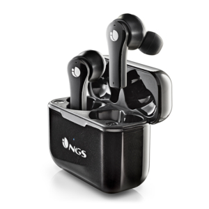 AURICULARES NGS ARTICA BLOOM INALÁMBRICOS NEGROS                                                    