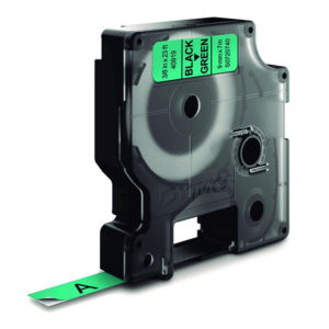 CINTA DYMO D1 NEGRO / VERDE 9 MM X 7 M                                                              
