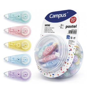 CORRECTOR EN CINTA CAMPUS MINI PASTEL 5 MM X 6 M