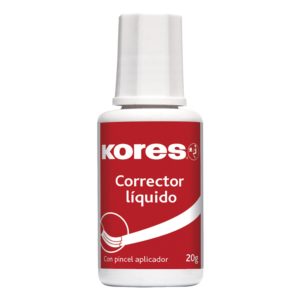 CORRECTOR LÍQUIDO CON PINCEL KORES REF. 30400