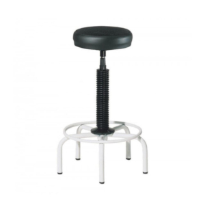 TABURETE ROCADA ERGOLINE TAPIZADO NEGRO RD900                                                       