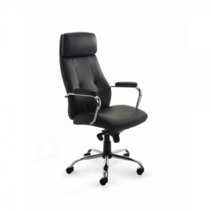 SILLA DIRECCIÓN ROCADA 986V22 SÍMIL PIEL COLOR NEGRO                                                